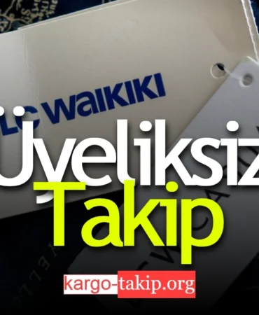 LCW üye olmadan sipariş takibi