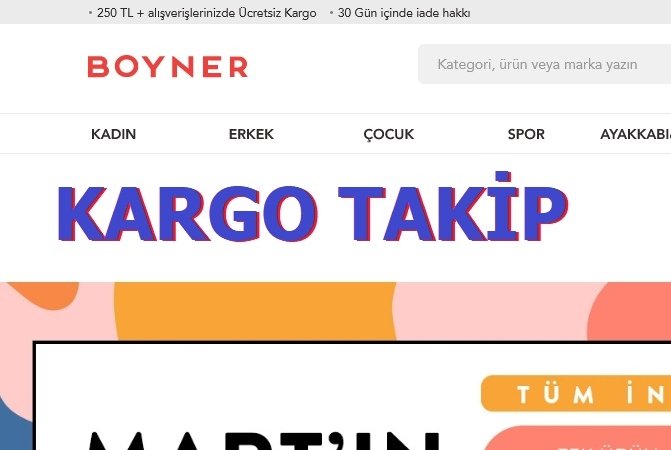 Boyner Kargo Takip Nasıl Yapılır?