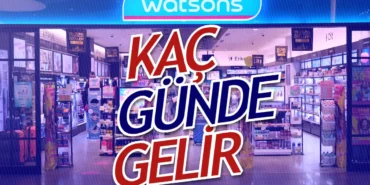 Watsons Kargo Takip