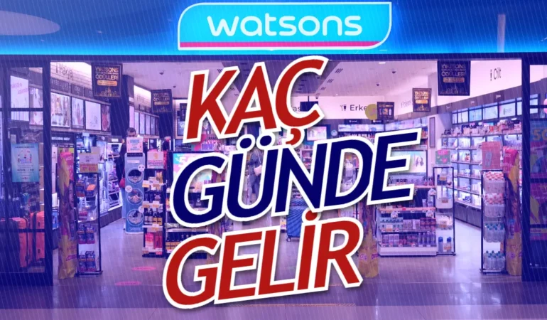 Watsons Kargo Takip – Watsons hangi kargo ile çalışıyor