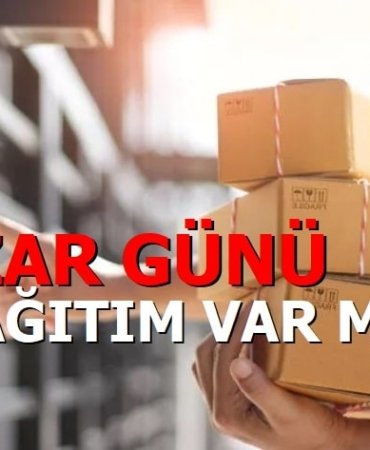 Pazar Günü Kargo Gelir Mi?