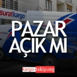 Sürat Kargo Pazar Günü Açık Mı