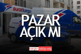 Sürat Kargo Pazar Günü Açık Mı