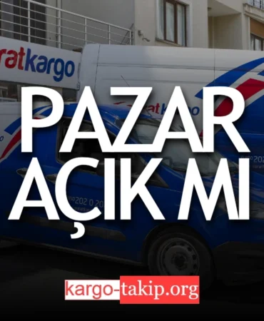 Sürat Kargo Pazar Günü Açık Mı