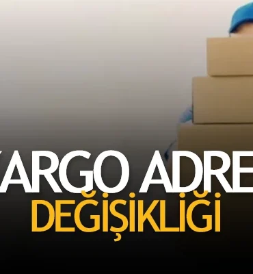 Kargo Yoldayken Adres Değişikliği