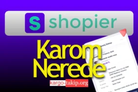 Shopier sipariş takip üyeliksiz