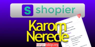 Shopier sipariş takip üyeliksiz