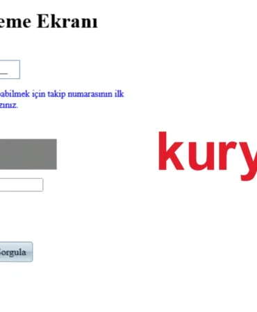 Kuryenet Takip T.C. ile Sorgulama